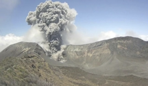 Vulkan Turrialba mit Aktivitäten